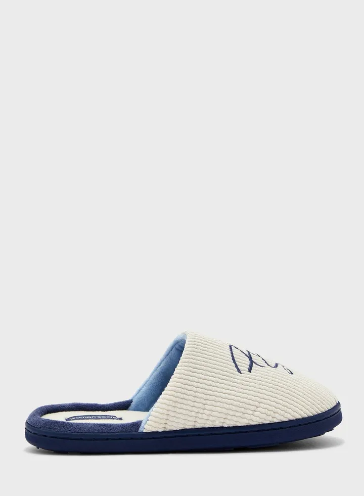 Fur Detailed Slip Ons