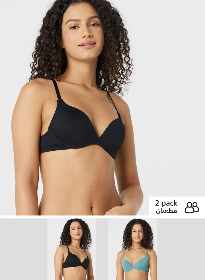 2 Pack T-Shirt Bra