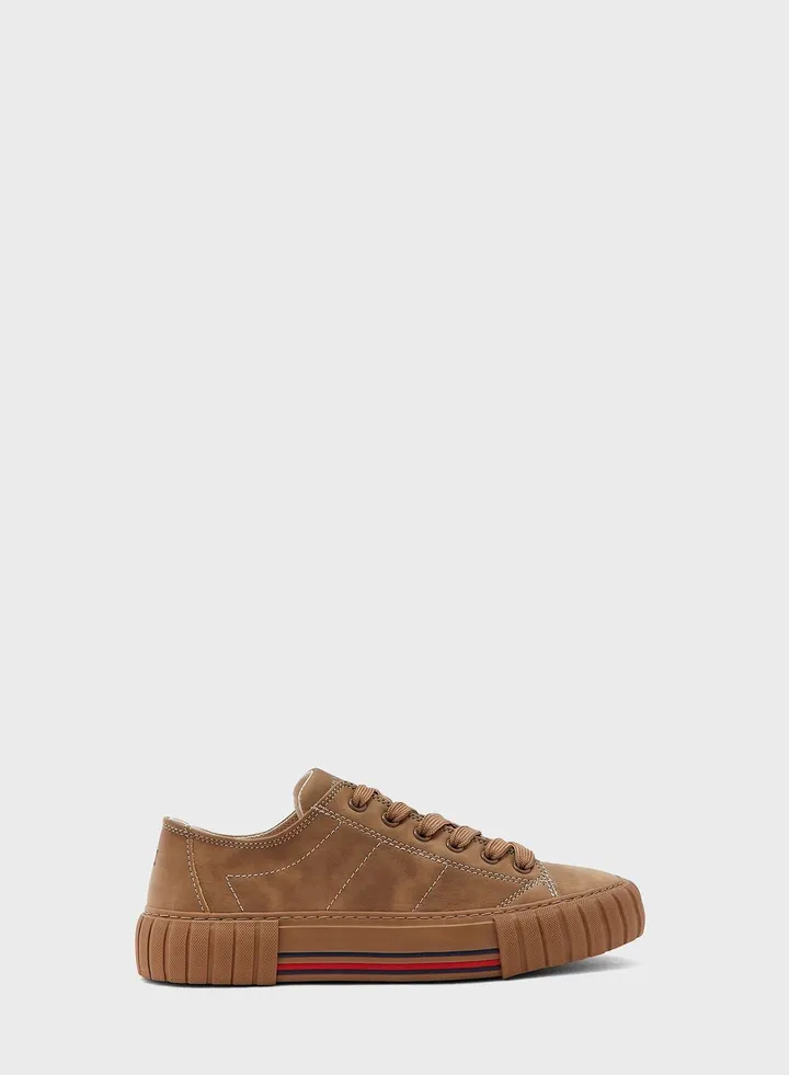 Kids Low Top Lace Up Sneakers