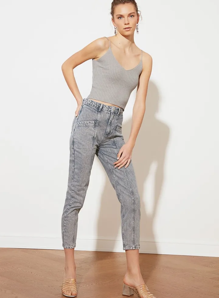 High Rise Mom Jeans
