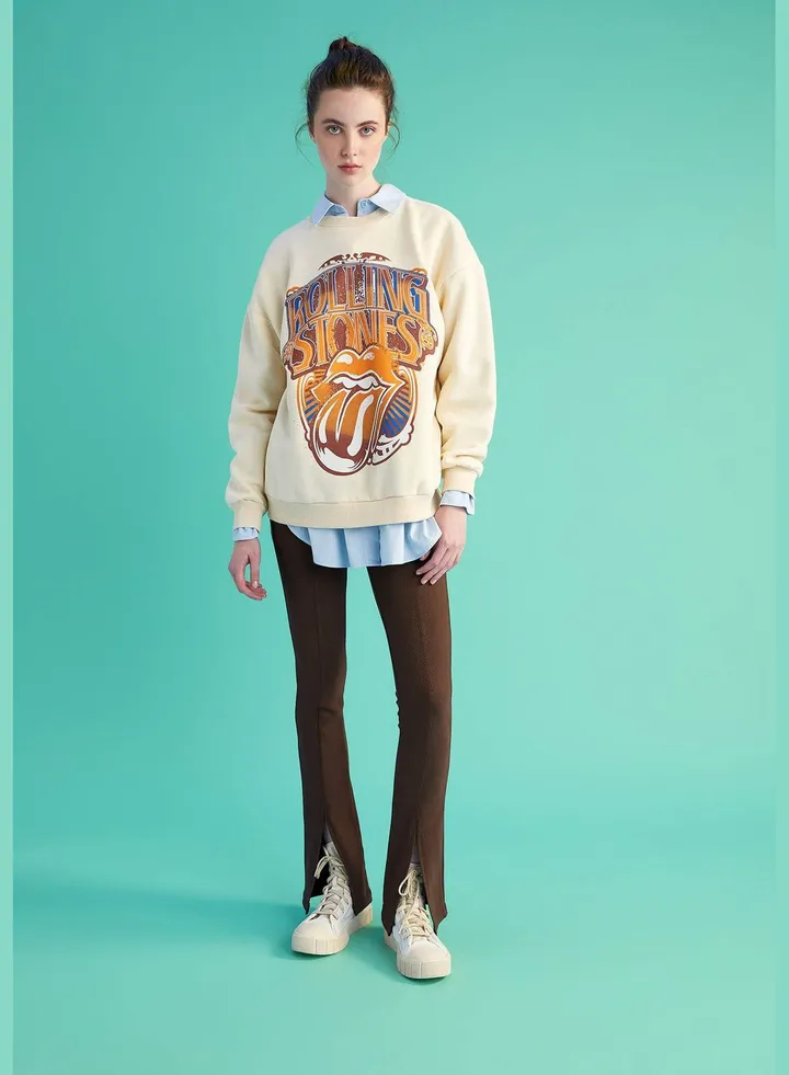 Woman Legging Fit Woven Bottom Leggings