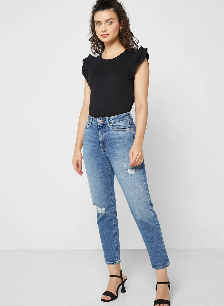 High Waist Mom Jeans