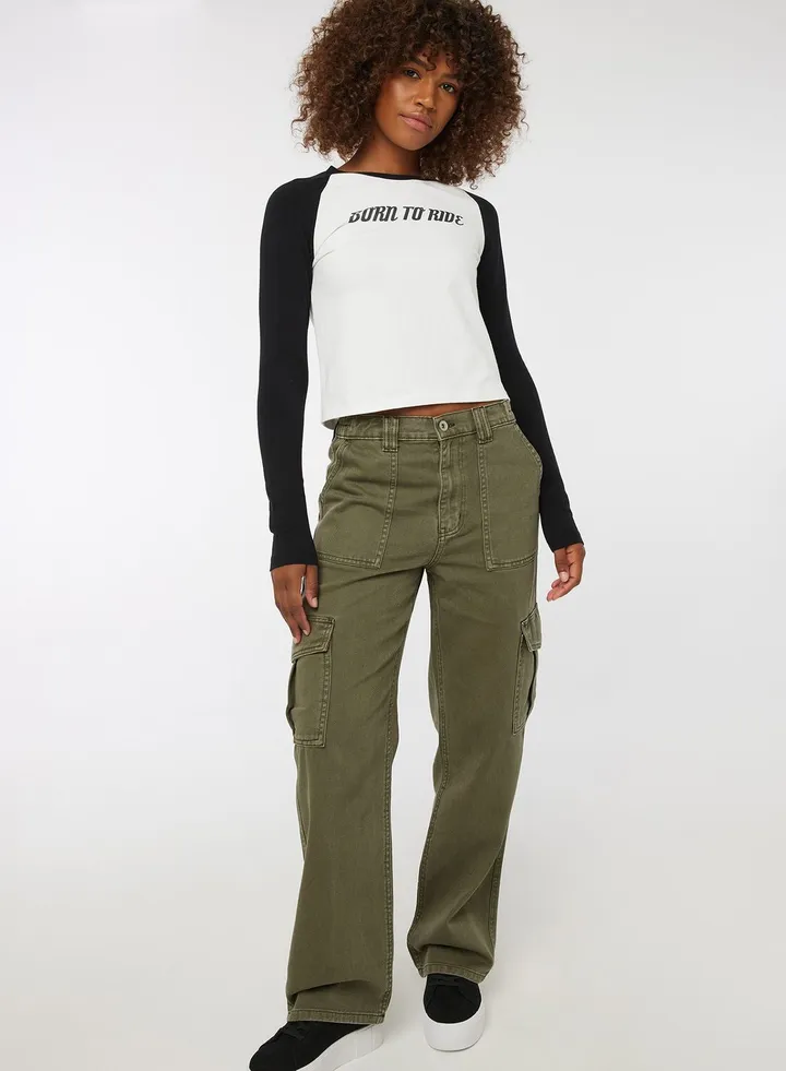 Wide Leg High Waist Jeans