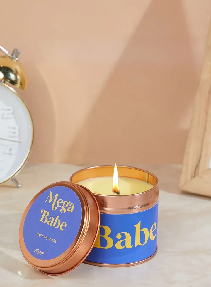 Mega Babe Tin Candle