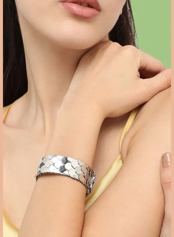 Silver Plated Designer Casual Bracelet For Women