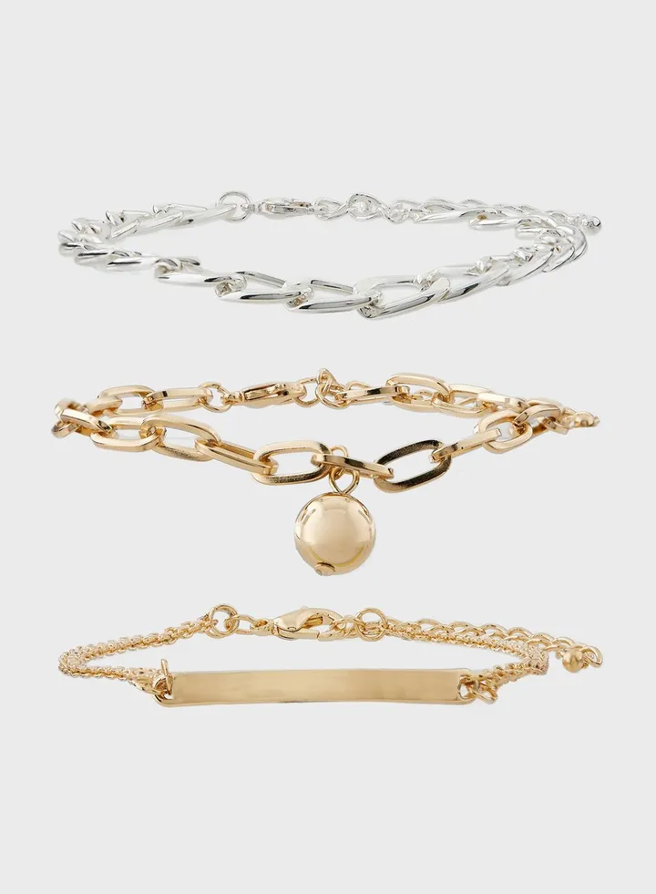3 Pack Mix Bracelet Set