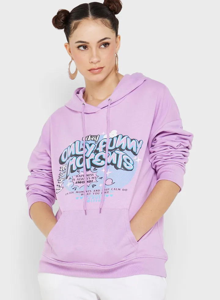 Graphic Printed Hoodie