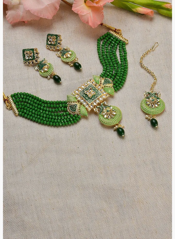Kundan Gold Plated Necklace Set
