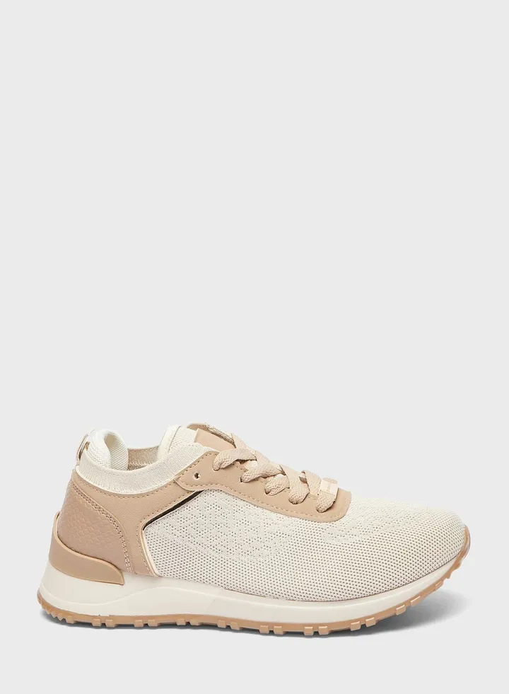 Lace Up Low Top Sneakers