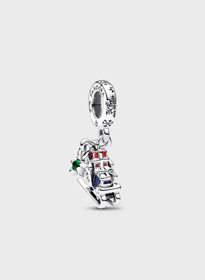 Christmas Sleigh 2023 Dangle Charm