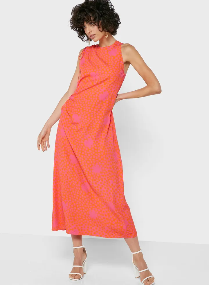Crew Neck Knitted Dress
