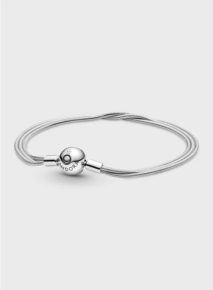 Pandora Moments Multi Snake Chain Bracelet