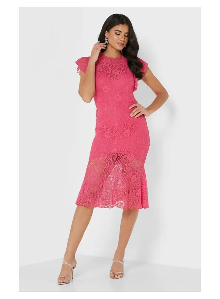 Little Mistress Fuchsia Dress