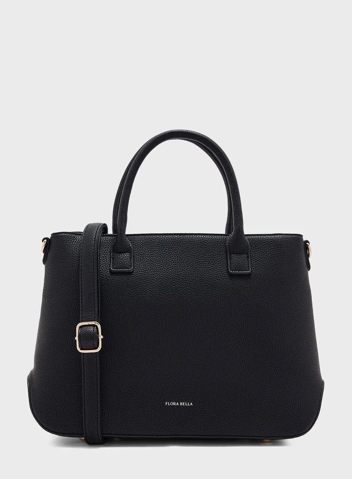 Zip Closure Top Handle Crossbody Bag