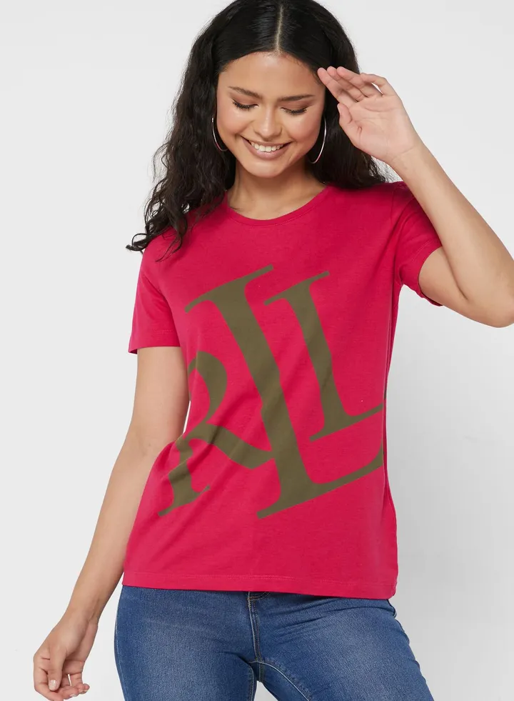Crew Neck Graphic T-Shirt