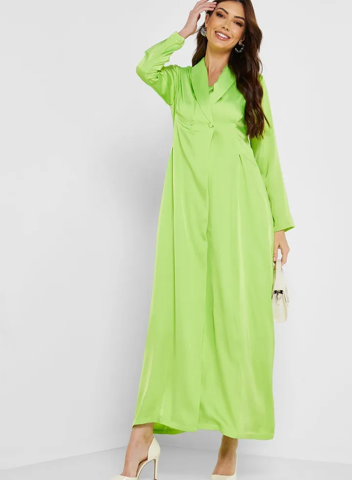 Button Detail Abaya