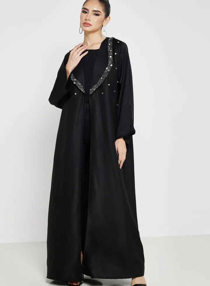 Embellished Detail Abaya