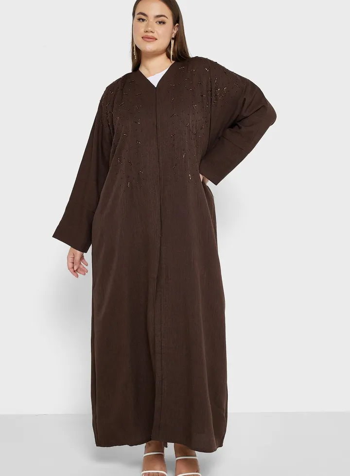 Embellished Detail Abaya