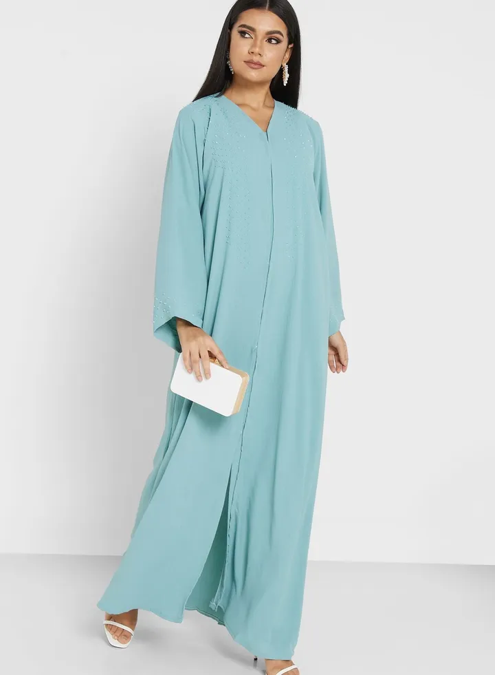 Embellished Detail Abaya