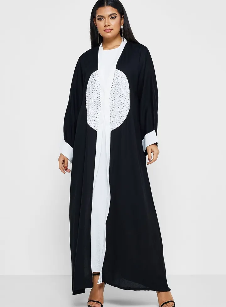 Embellished Detail Abaya