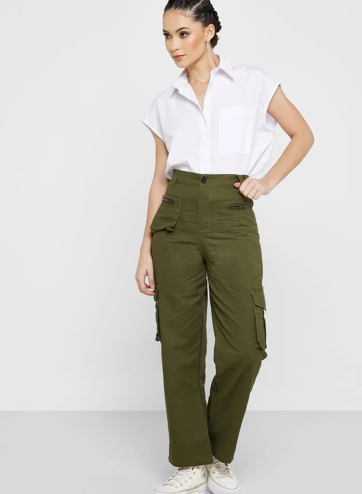Pocket Detailing Jeans