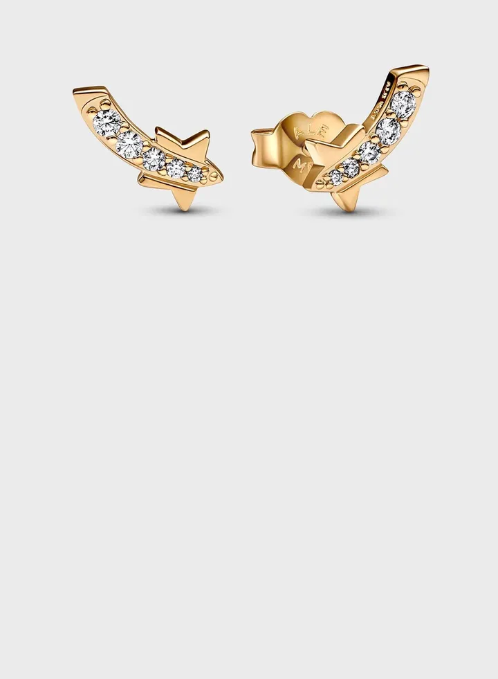 Shooting Star Pavé Stud Earrings