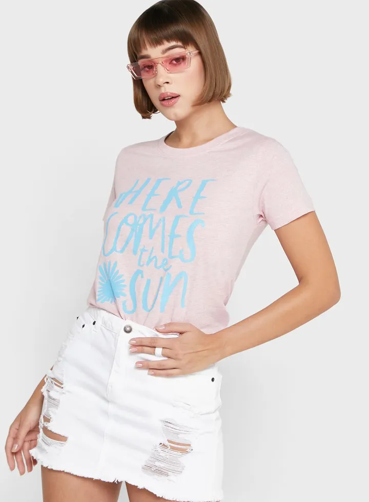Graphic Melange T-Shirt