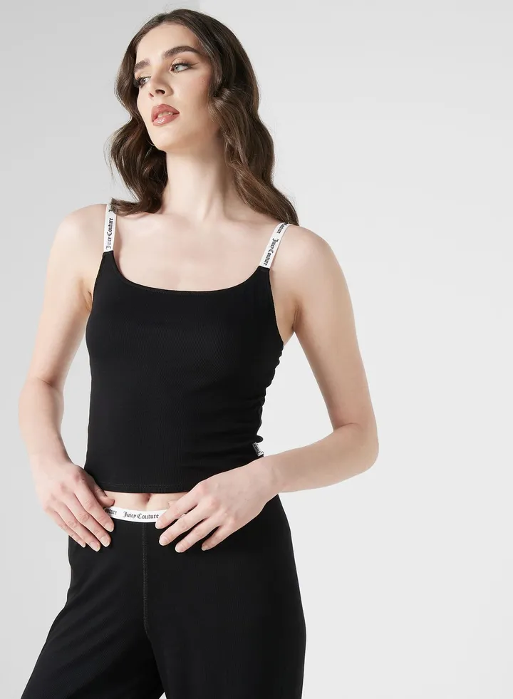 Strappy Ribbed Tank Top