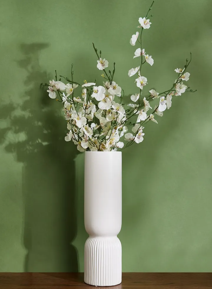 Fia White Vase
