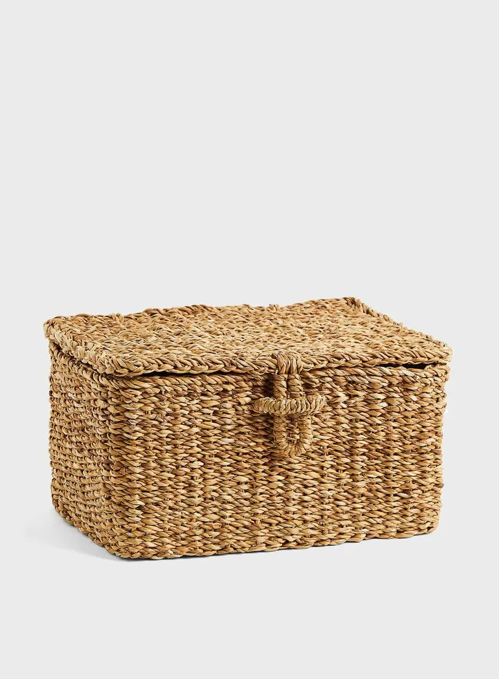 Lidded Storage Basket