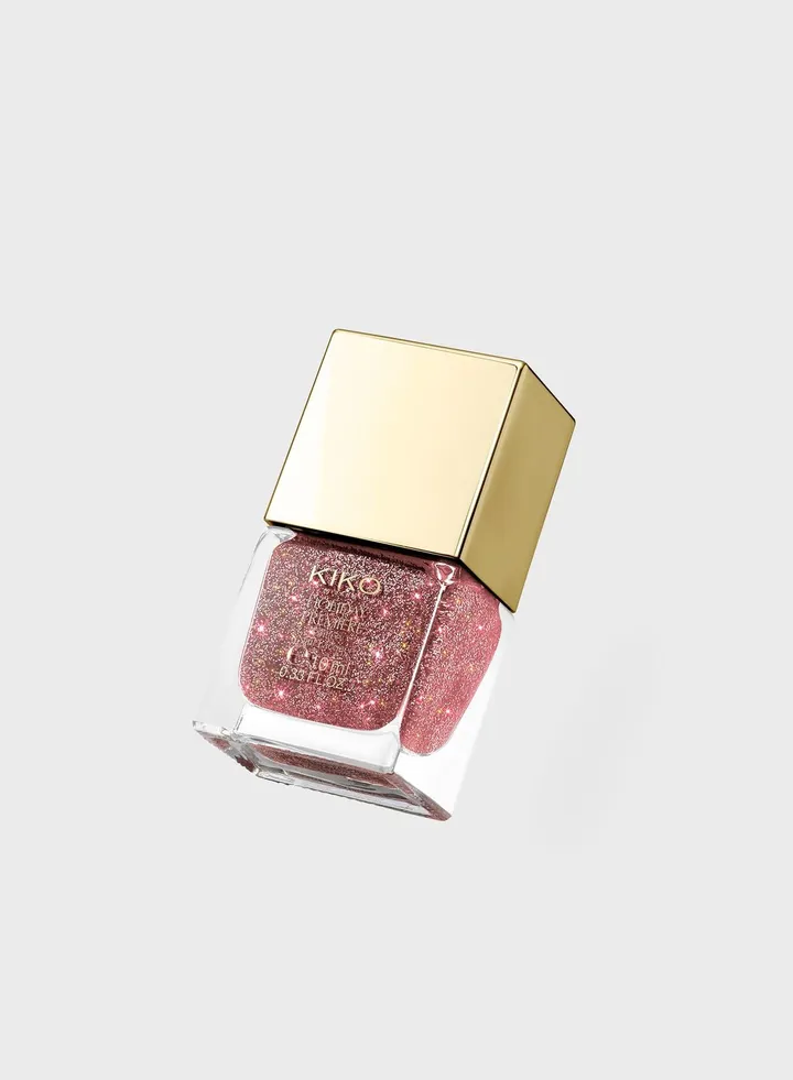 Glittery Nail Lacquer 02 - Polished Pink