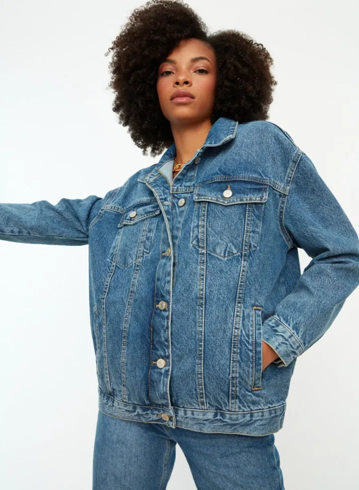 Pocket Detail Denim Jacket