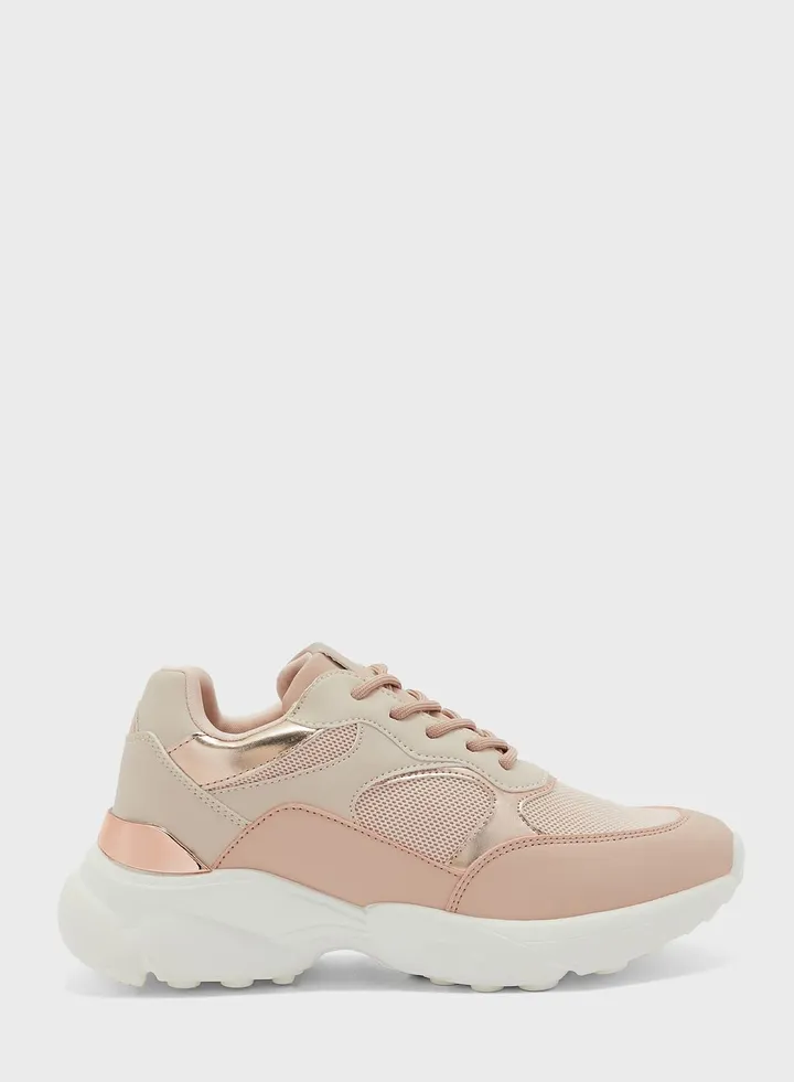 Metallic Detail Sneaker