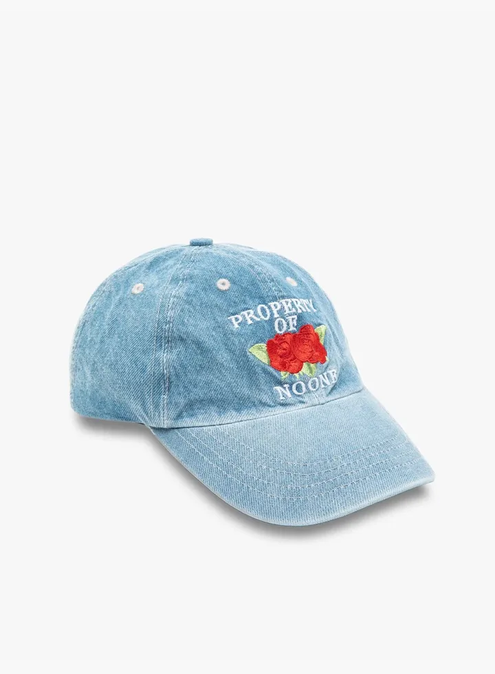 Letter Embellished Hat