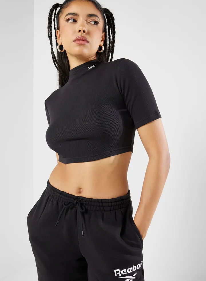 Cl Wde Ss Rib Tights Top