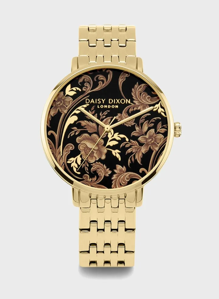 Casual Steel Strap Analog Watch