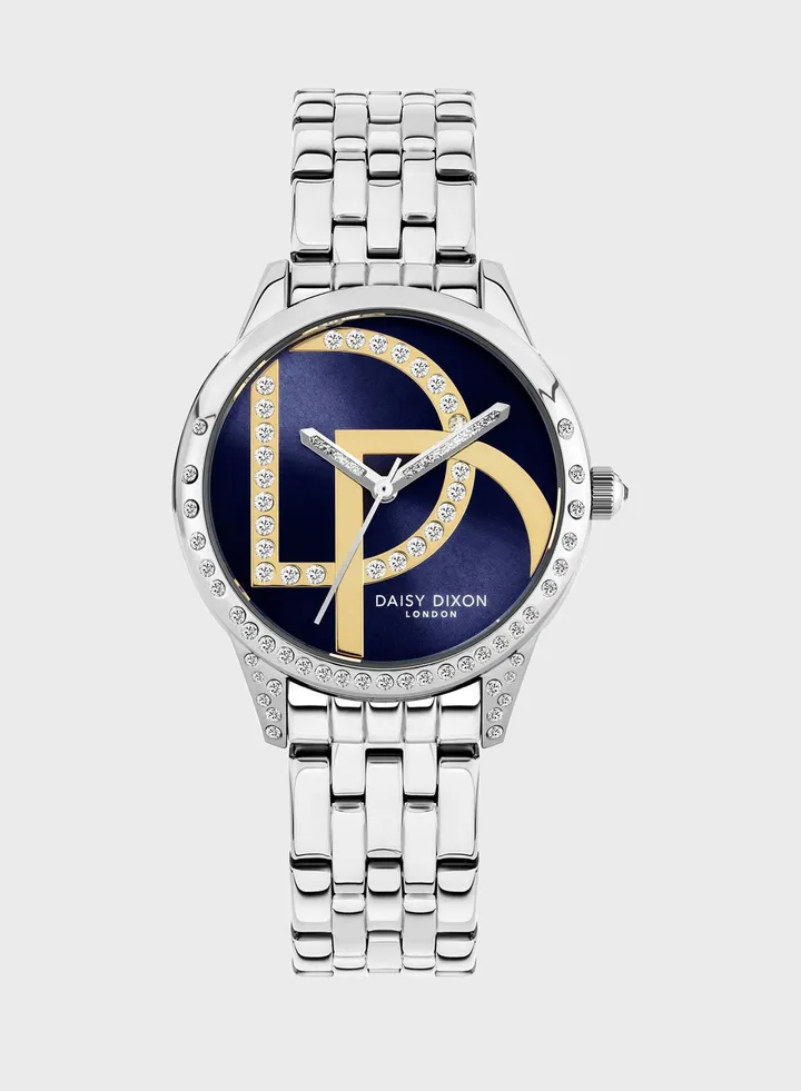 Lily Quartz Analog Watch With Clutch