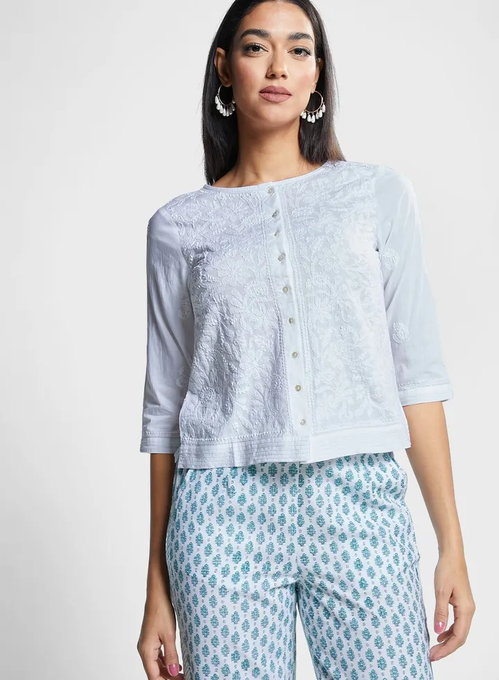 Embroidered Top