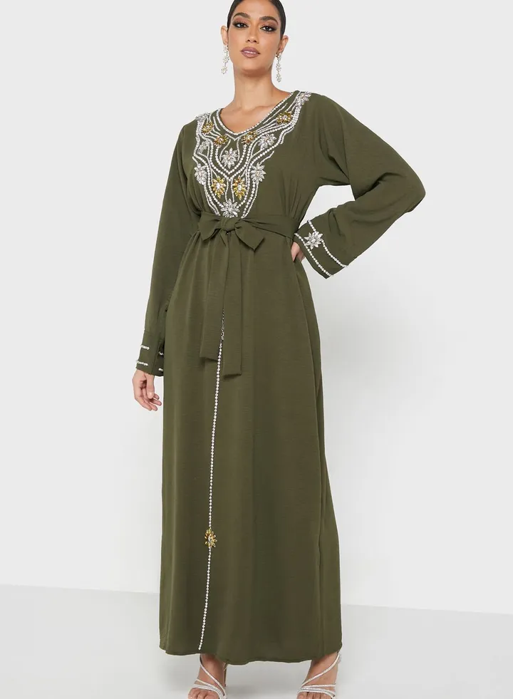 Embellished Jalabiya