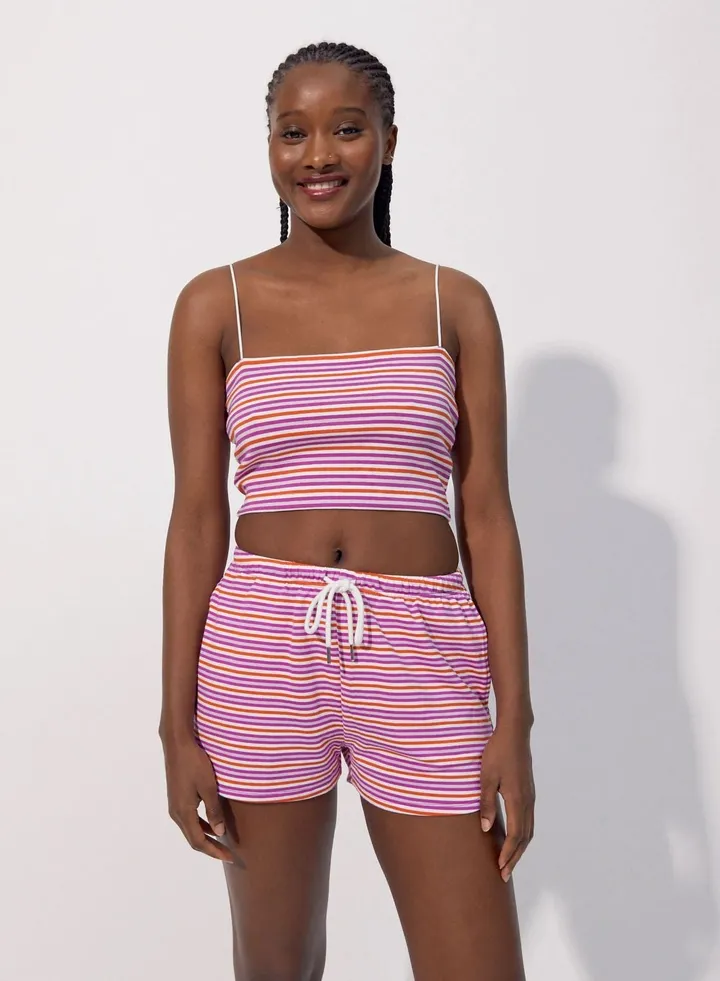 Ribbed Cami Crop Top