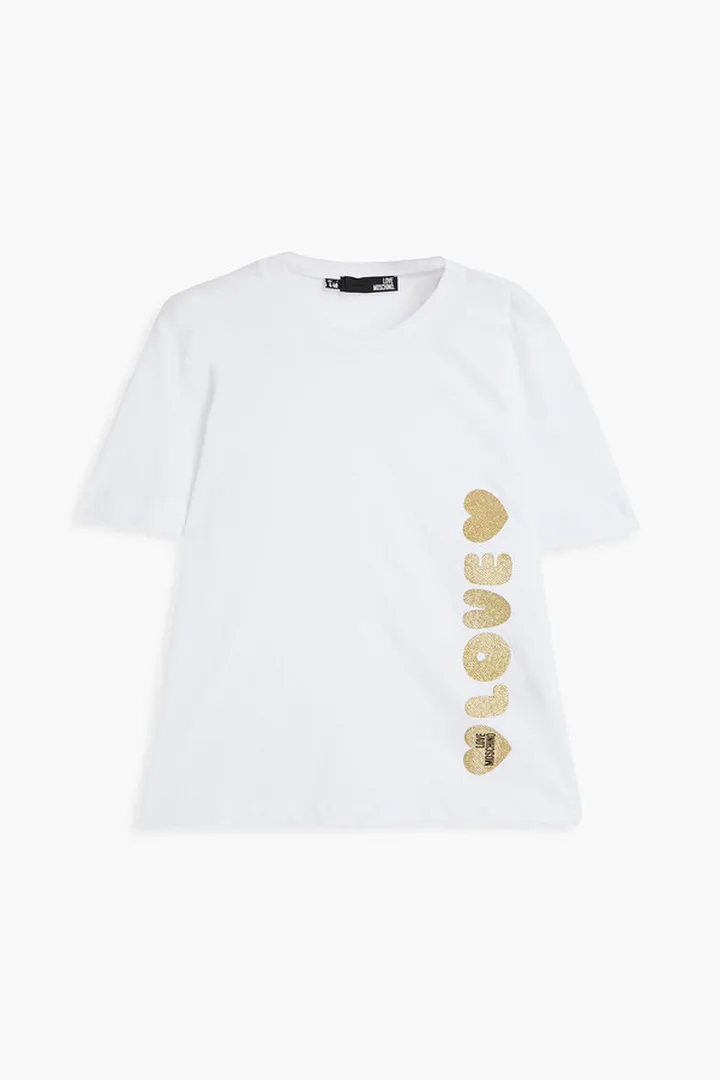 Appliquéd cotton-jersey T-shirt