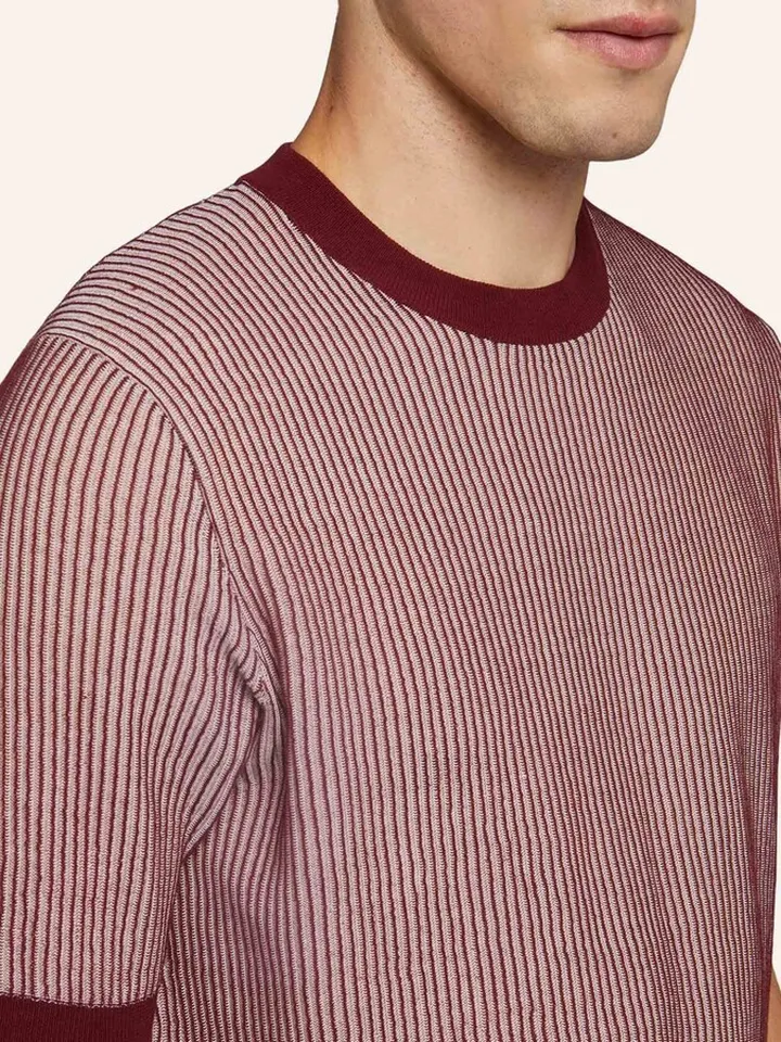 Bicolor Vanisé Ribbed T-shirt