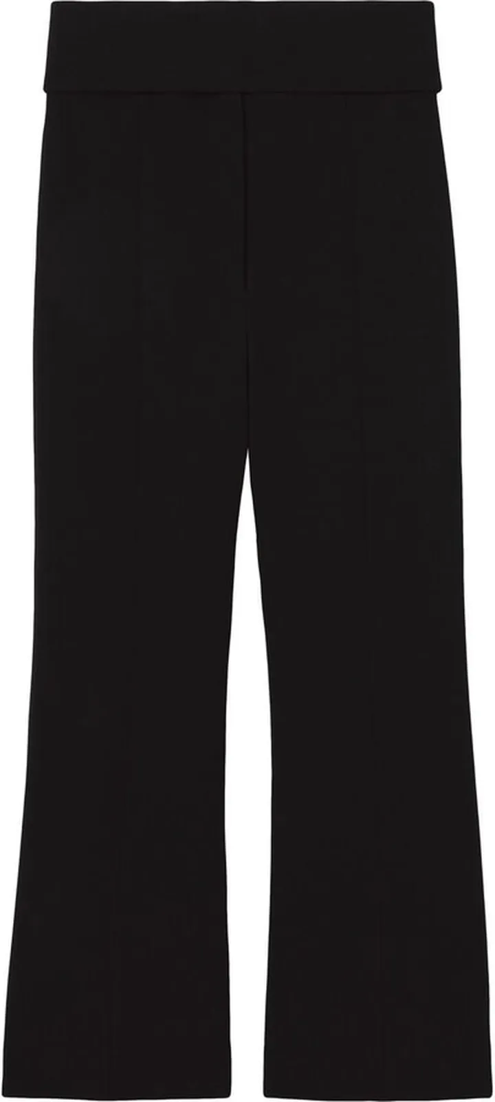 Cropped Stretch-Wool Trousers