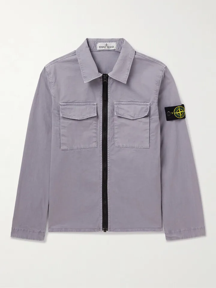 Ages 14 Logo-Appliquéd Cotton-Blend Canvas Bomber Jacket