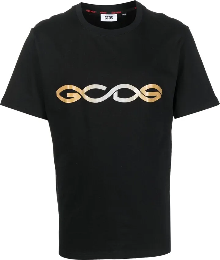 logo-print cotton T-shirt
