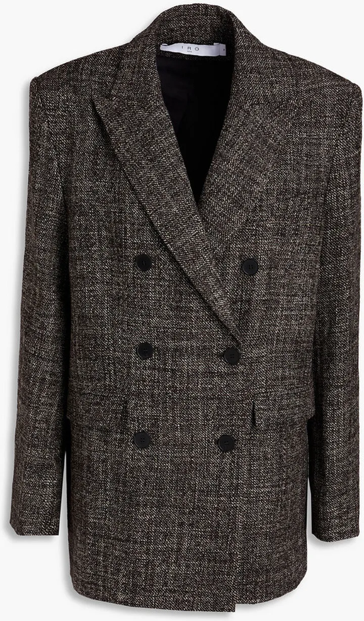 Sigo double-breasted wool-tweed blazer