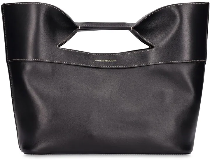 The Bow small leather tote