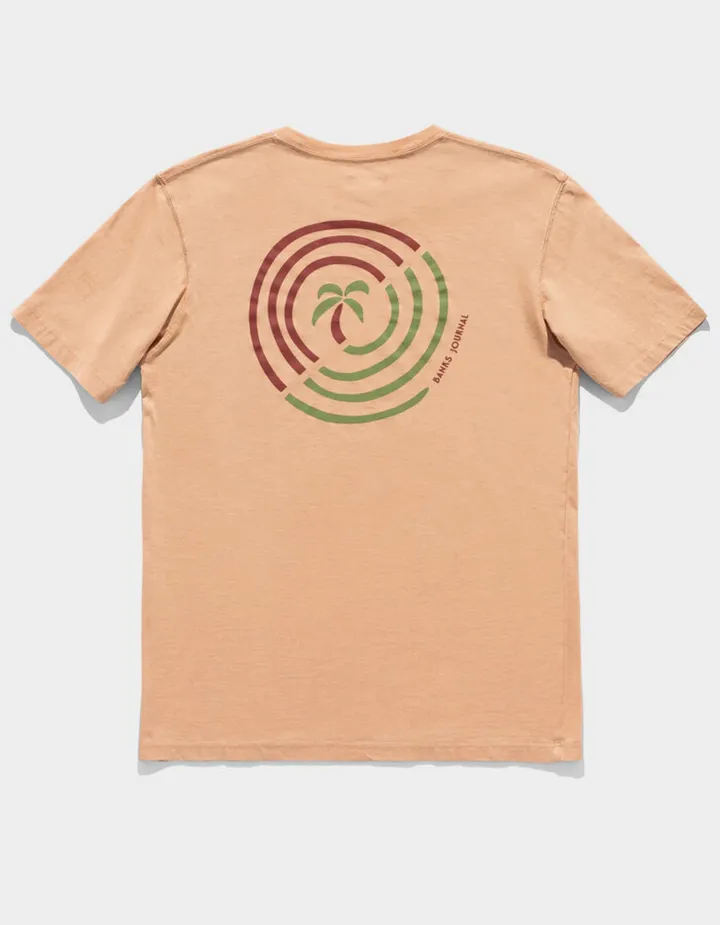 BANKS JOURNAL Palm Swirl Mens Tee