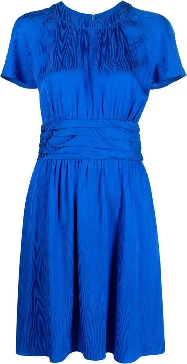 Ruched Satin Dress
