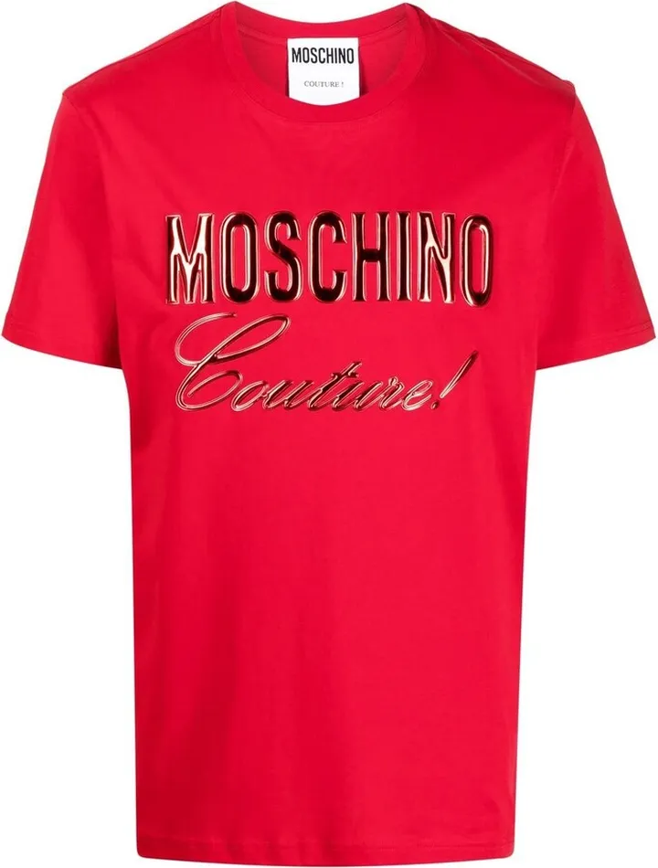 embossed logo cotton T-shirt